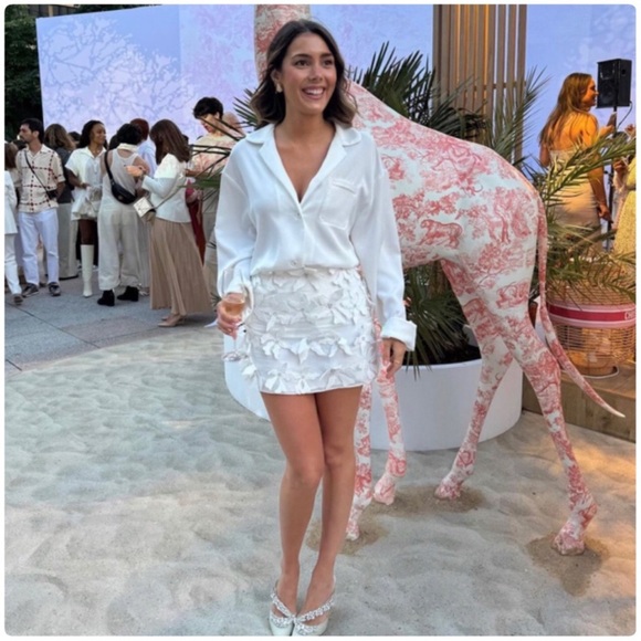 ZARA FLORAL MINI SKIRT - Picture 11 of 16